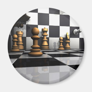 King Chess Play Magneet