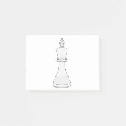 King Chess Post-it® Notes (Voorkant)