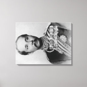 King Chulalongkorn Rama V van Thailand Foto Canvas Afdruk