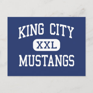 King City - Mustangs - High-King City California Briefkaart