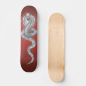 King Cobra - Red Skateboard (Voorkant)