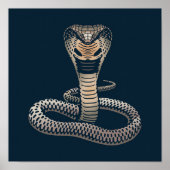 King Cobra Wildlife Print | Afdrukken van Cobra (Voorkant)