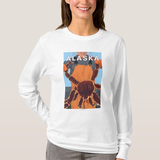 King Crab Fisherman - Juneau, Alaska T-shirt (Voorkant)