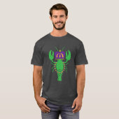 King Crawfish Mardi Gras T-Shirt (Voorkant volledig)