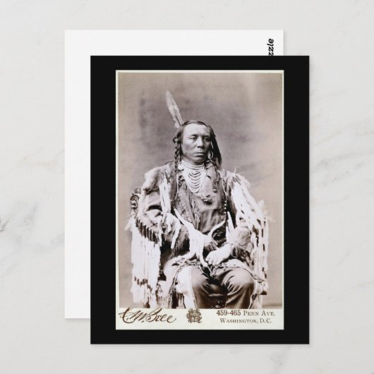 King Crow 1880 Briefkaart (Voorkant / Achterkant)