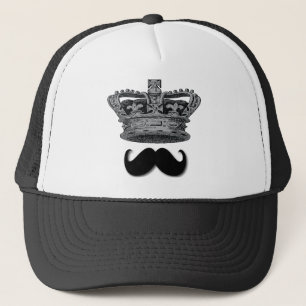 King Crown en Mustache Trucker Pet