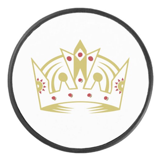 King Crown Hockey Puck (Voorkant)