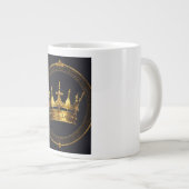 King Crown Logo Combo Mug Extra Grote Beker (Voorkant rechts)