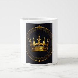 King Crown Logo Combo Mug Extra Grote Beker