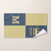 King Crown Pickleball 3D Monogram Handdoek (Handdoek)