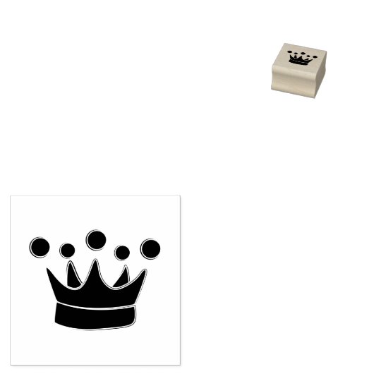 King Crown Rubberstempel (Gestempeld)
