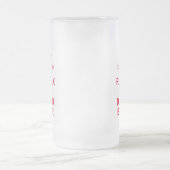 King Dad plezier ontspannen en drink bierrood bier Matglas Bierpul (Center)