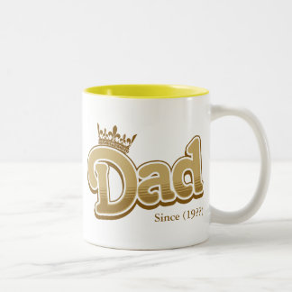 King Dad Tweekleurige Koffiemok