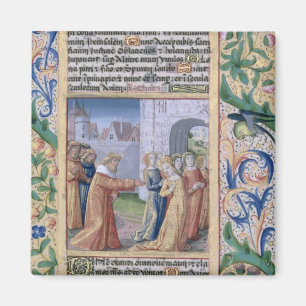 King David coveting Bathsheba Magneet