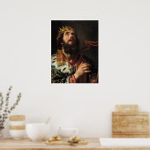 "King David die de Harp speelt" Poster (Keuken)