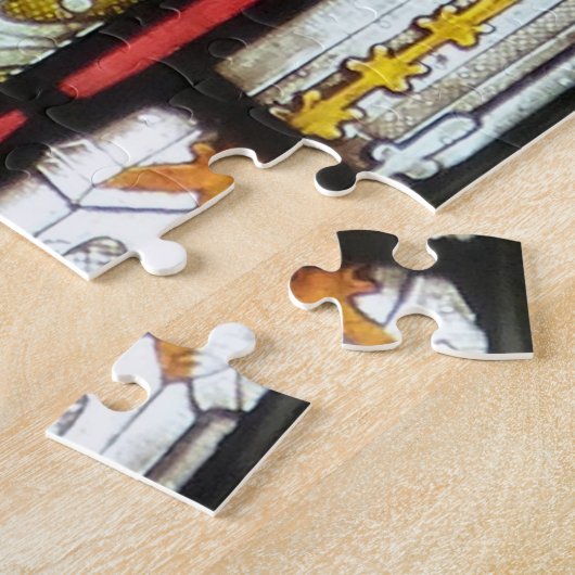 King David Glas in lood Window Jigzaag Puzzle Legpuzzel (Zijkant)