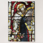 King David Glas in lood Window Jigzaag Puzzle Legpuzzel (Verticaal)
