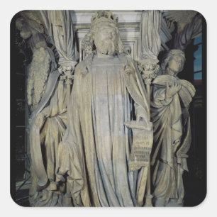 King David, Moses en Jeremiah Vierkante Sticker