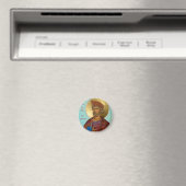 King David the Psalmist Orthodox Icon magnet (In Situ (Lave-vaisselle))