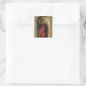 King David Vierkante Sticker (Tas)