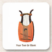 King David's Harp Drankjes Onderzetter (Voorkant)