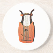 King David's Harp Zandsteen Onderzetter (Voorkant)