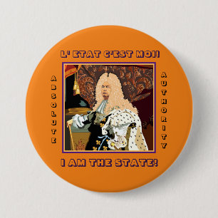 King Donald Trump Ronde Button 7,6 Cm