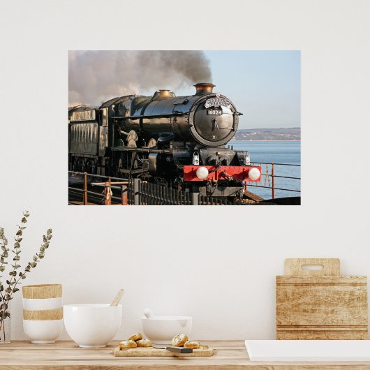 King Edward 1 Steam Engine Poster (Keuken)