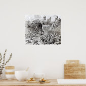 King Edward I's eerste expeditie Poster (Keuken)