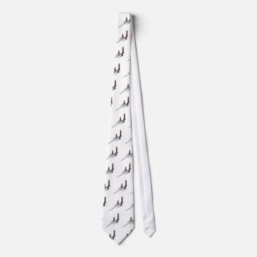 King en twee Pawns Stropdas (Voorkant)