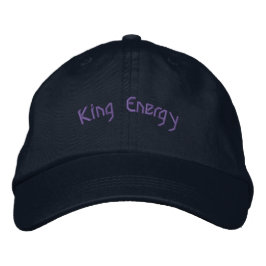 King Energy Navy Verstelbare Krachtige Klassieke U Geborduurde Pet
