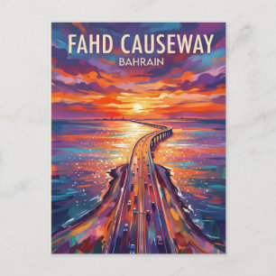 King Fahd Causeway Bahrein Briefkaart
