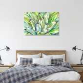King Ferdinand Agave Canvas Print (Insitu (Slaapkamer))