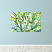 King Ferdinand Agave Canvas Print (Insitu (Houten vloer))