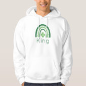 King Four Leaf Clover Charm Boho Rainbow Hoodie (Voorkant)