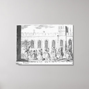 King George III en Queen Charlotte Canvas Afdruk