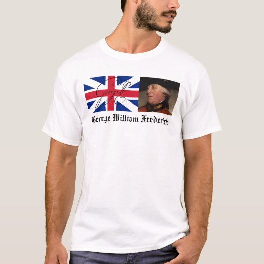 King George III T-shirt (Voorkant)
