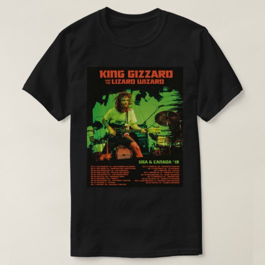 King Gizzard en de Lizard Wizard Poster T-shirt (Design voorkant)