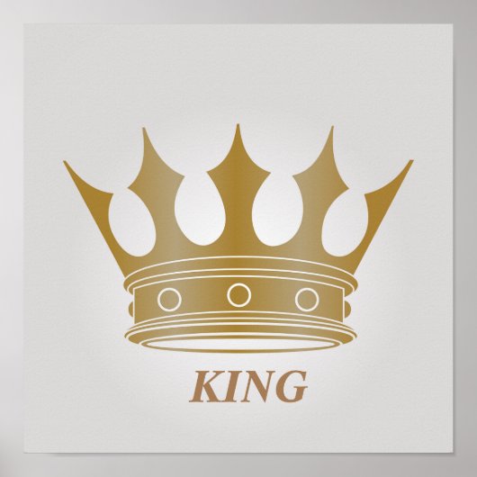 KING GOLD POSTER (Voorkant)