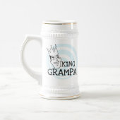 King Grampa T-shirts en geschenken Bierpul (Links)