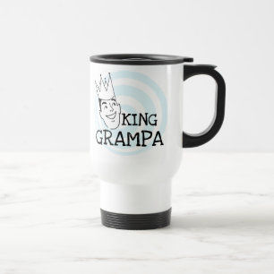 King Grampa T-shirts en geschenken Reisbeker