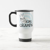 King Grampa T-shirts en geschenken Reisbeker (Links)