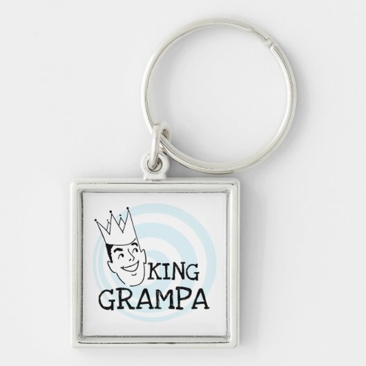 King Grampa T-shirts en geschenken Sleutelhanger (Voorkant)
