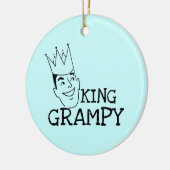 King Grampy Tshirts en geschenken Keramisch Ornament (Links)