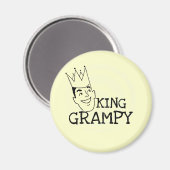 King Grampy Tshirts en geschenken Magneet (Voorkant / Achterkant)
