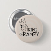 King Grampy Tshirts en geschenken Ronde Button 5,7 Cm (Voorkant /achterkant)