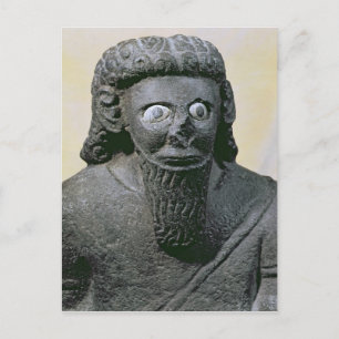 King Hadad, van het paleis bij Tell-Halaf, Syrië Briefkaart