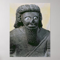 King Hadad, van het paleis bij Tell-Halaf, Syrië
