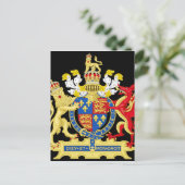 KING HENRY DE ACHT WAPENKAT BRIEFKAART (Staand voorkant)