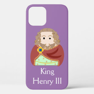 King Henry III of England iPhone 12 Hoesje